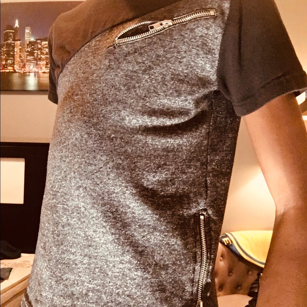 Nice designer type grey shirt